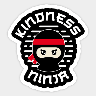 Anti Bullying Kindness Ninja Teacher Student Sticker